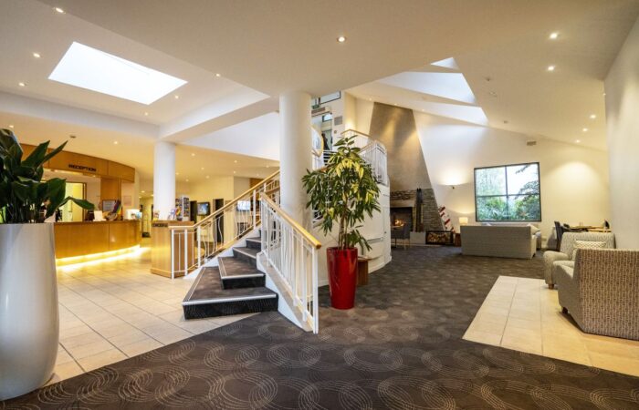 lobby area of heartland hotel queenstown