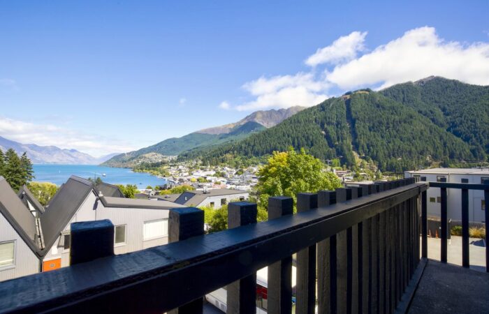 view from a room at the heartland hotel queenstown