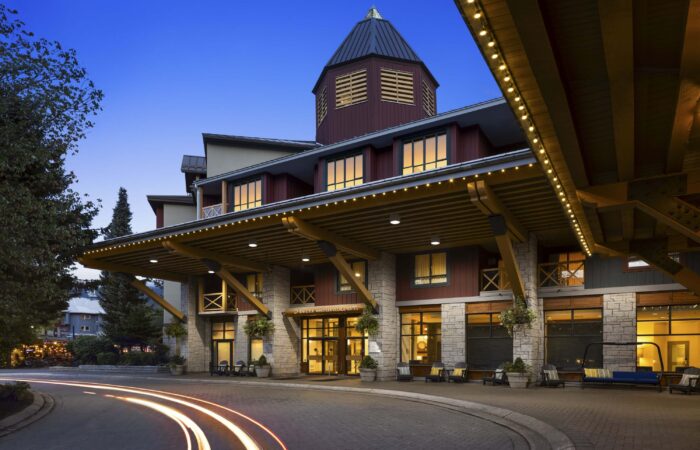 Delta Whistler Suites Exterior Snowscene Luxury Ski Holidays