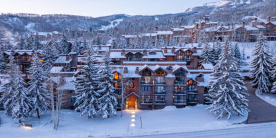 crestwood condominiums snow covered front snowscene ski travel agents