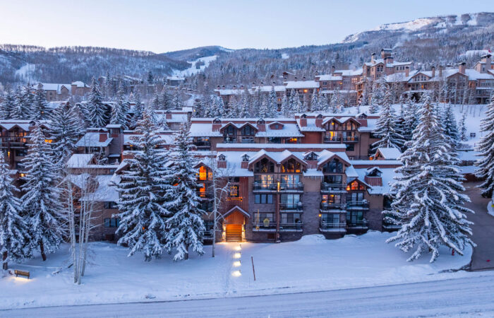 crestwood condominiums snow covered front snowscene ski travel agents