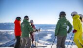 A group of skiiers at Deer Valeey - Mountain Host Guest Service