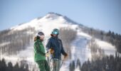 Ski school on the ski fields at Deer Valley