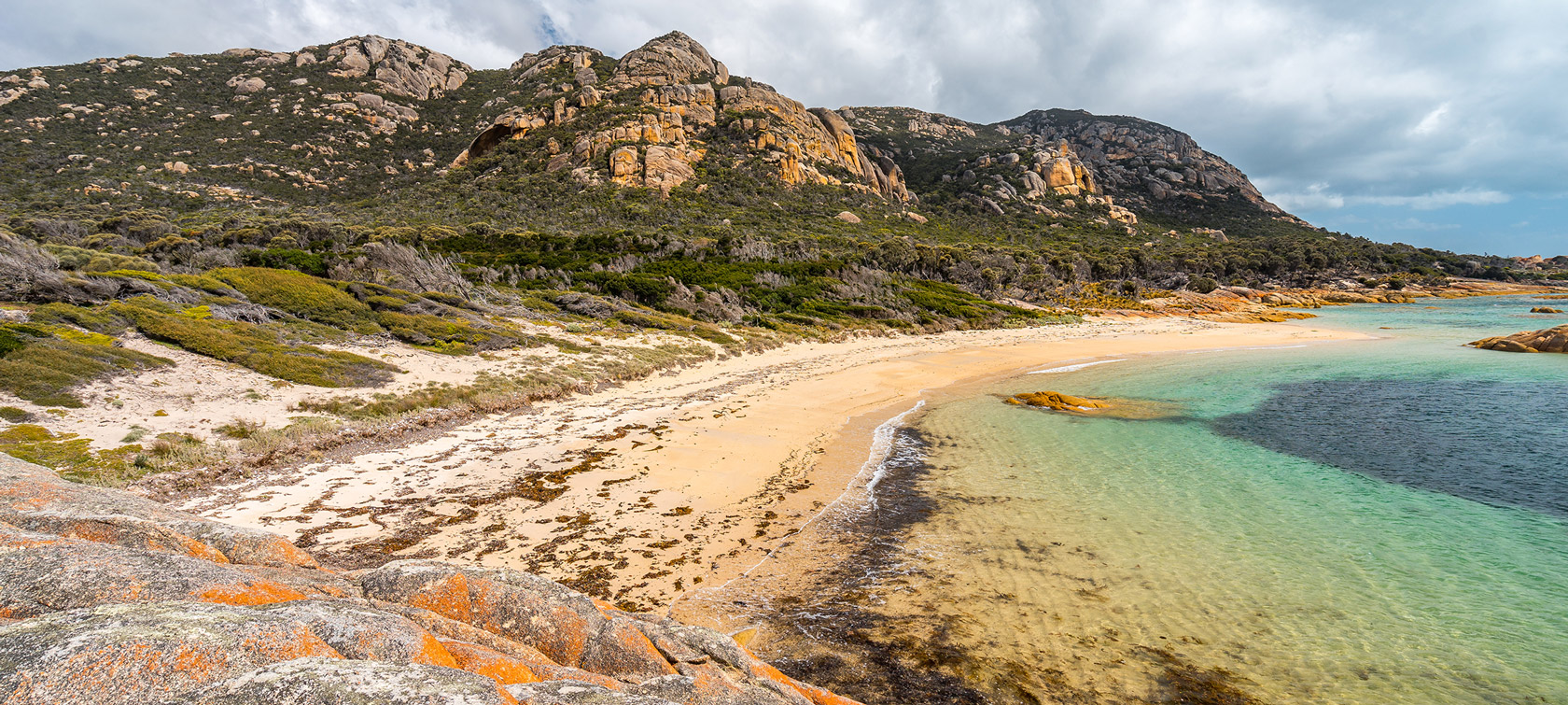 Flinders Island Tasmania Snowscene
