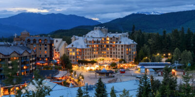 Pan Pacific Whistler Village accommodation package early bird Snowscene