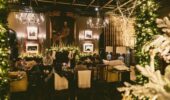 Hotel Jerome lobby on new years eve