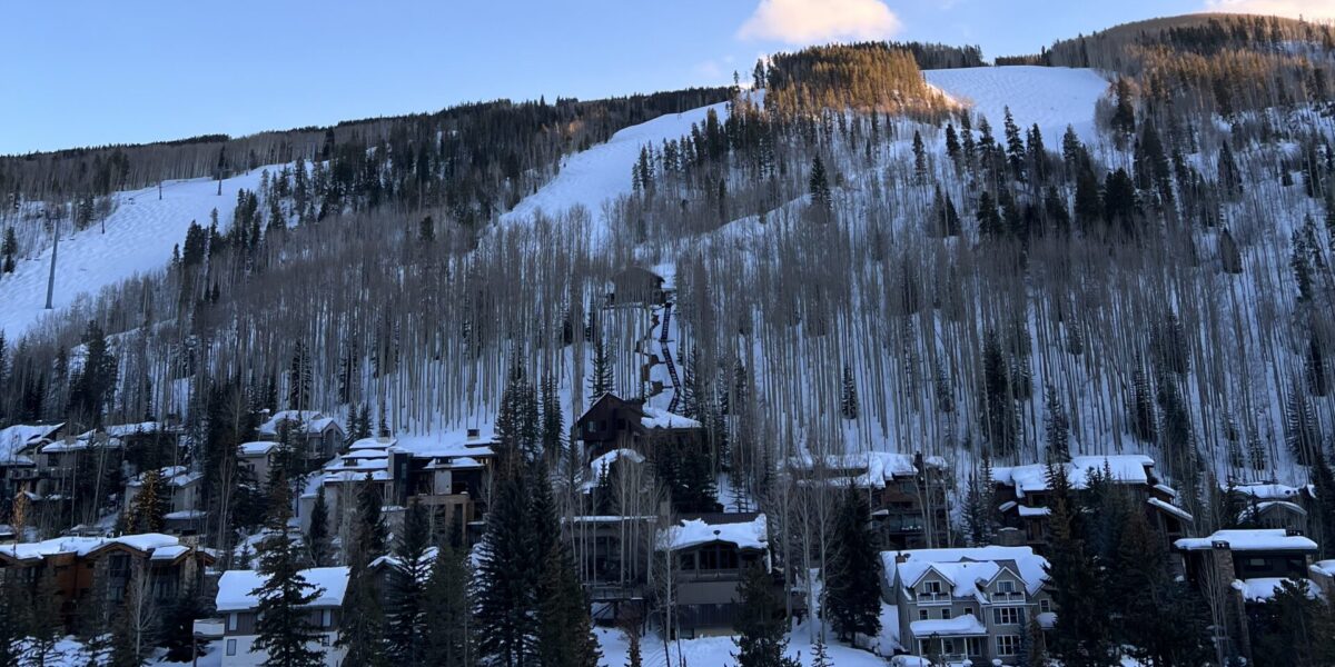 Vail scenic view snowscene ski holiday experts ski USA