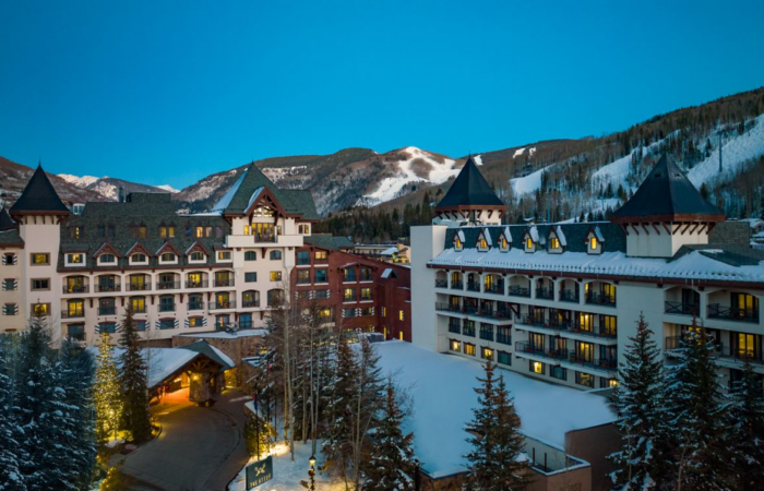 The Hythe Vail Exterior Shot Snowscene Snow Holiday Specialists
