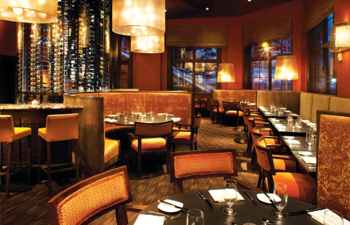 Block 16 restaurant The Sebastian Hotel Vail Snowscene Ski Travel Experts