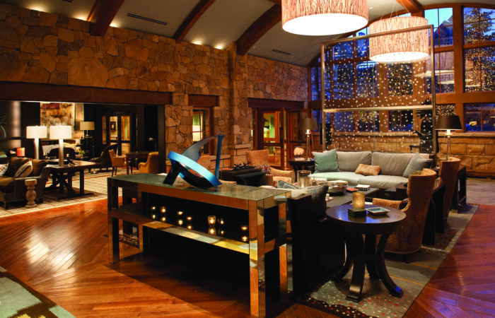 Foyer The Sebastian Hotel Vail Snowscene Luxury Ski Holiday Specialists