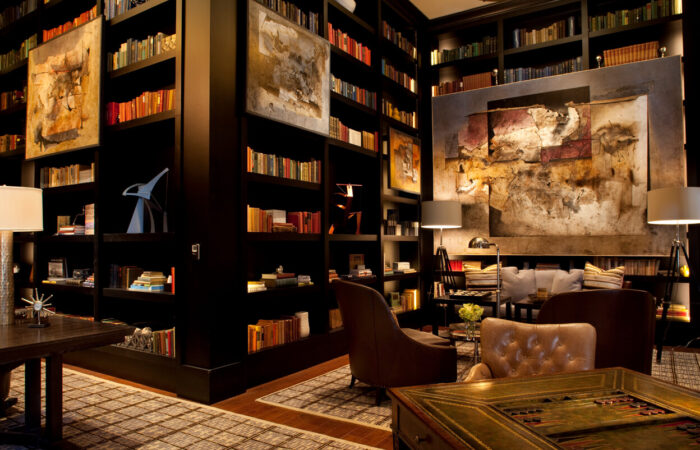 Library The Sebastian Hotel Vail Snowscene Luxury Ski Holiday Specialists