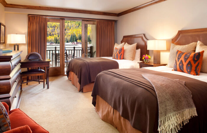 Suite_double bedroom The Sebastian Hotel Vail Snowscene Luxury Ski Holiday Specialists