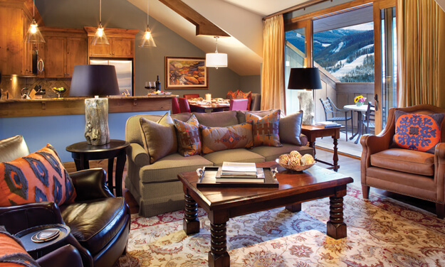 VCO_Living Room The Sebastian Hotel Vail Snowscene Luxury Ski Holiday Specialists