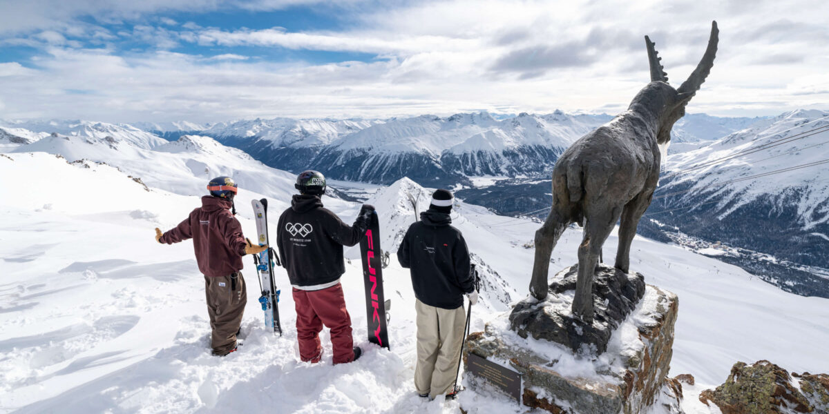 Snowboarding skiing in St Moritz Snowscene luxury ski holiday travel experts