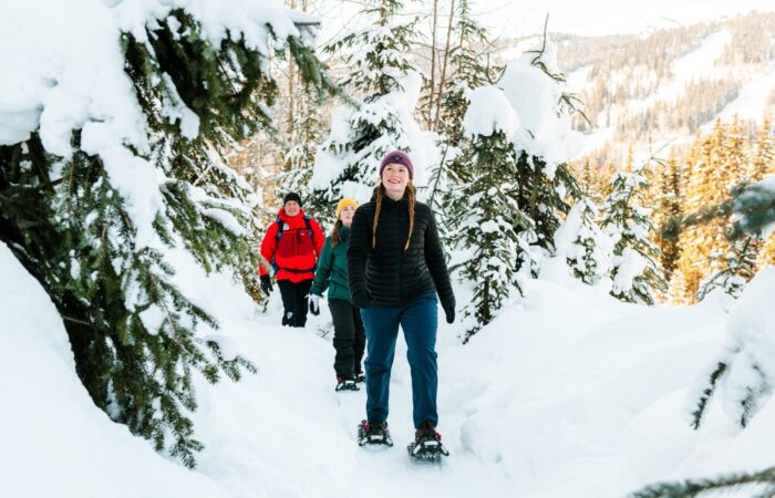 snowshoeing at Sun Peaks Snowscene Travel luxury ski holiday experts