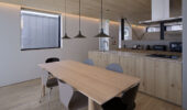 Tsu Tsu Furano open-plan dining and kitchen area in Furano accommodation Japan