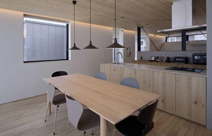 Tsu Tsu Furano open-plan dining and kitchen area in Furano accommodation Japan