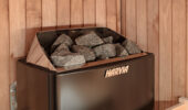 Tsu Tsu Furano private sauna facility within self-contained accommodation in Furano Japan