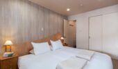 Gondola Chalets self-contained accommodation Niseko bedroom Snowscene Travel Agency