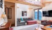 Gondola Chalets self-contained accommodation Niseko living room area Snowscene Travel Agency