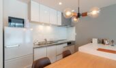 Kitchen dining area of Roku Niseko self-contained accommodation in Niseko Japan