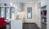 Modern kitchen at Shochikubai accommodation in Furano Japan