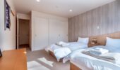 Gondola Chalets self-contained accommodation Niseko bedroom Snowscene Travel Agency