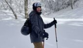 Skiier in Zao Onsen Japan
