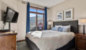 Bedroom at Stone's Throw accommodation Sun Peaks