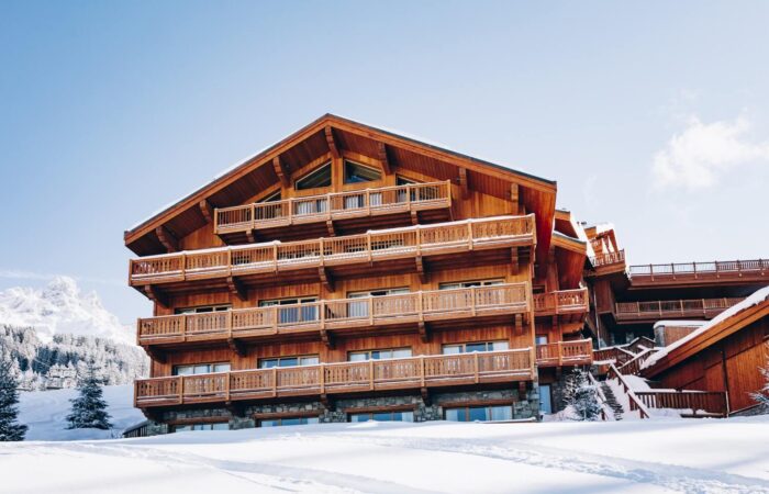 Exterior view of Hotel Le Coucou Meribel France