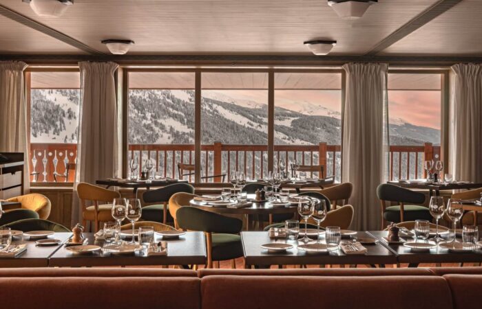 Restaurant Biancaneve at Hotel Le Coucou Meribel France