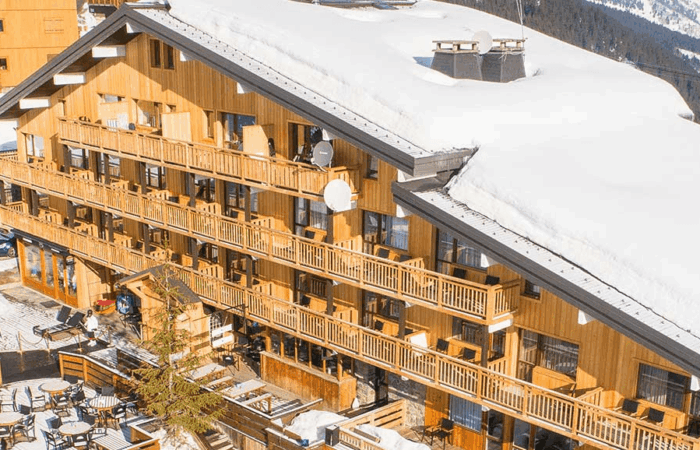 External view of Hotel Le Mottaret Mirabel France