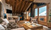 Luxury living and dining room at Hotel Le Kaila Meribel France