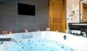 Hot tub at Hotel Le Kaila Meribel France
