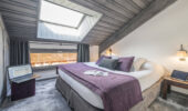 light filled petite chambre room at La Chaudanne Hotel & Spa Meribel France