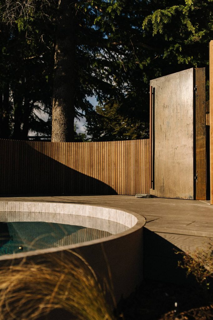 Outdoor pool at Bathe by Aluume Queenstown