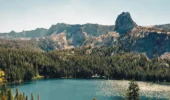 Lake view at Limelight Mammoth Resort