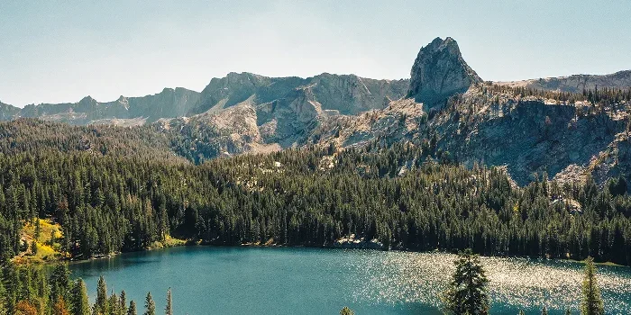Lake view at Limelight Mammoth Resort