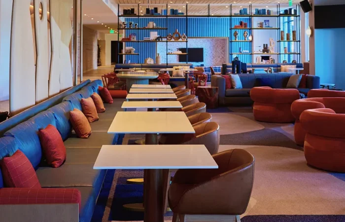 Dining area at Limelight Mammoth Resort
